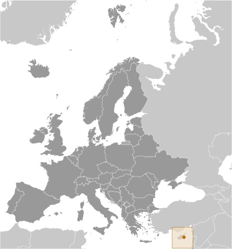 Dhekelia Locator Map