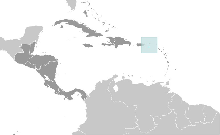 Virgin Islands Locator Map